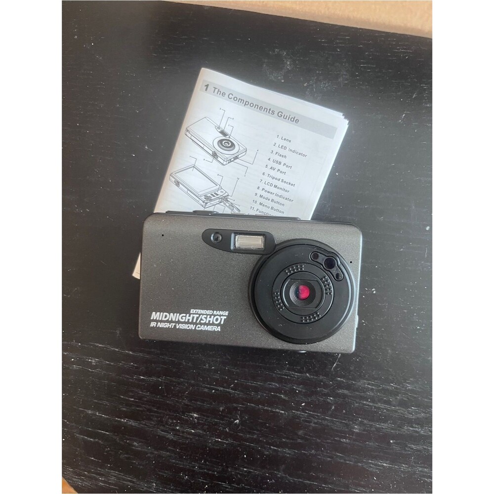 Midnight Shot IR Night Vision Camera - Black